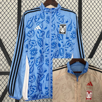 24/25  Tigres UANL Yellow & Blue Double Sided Windbreaker (双面风衣)