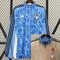 24/25  Tigres UANL Yellow & Blue Double Sided Windbreaker (双面风衣)