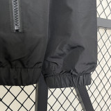 2024 New Jordon Black Windbreaker(背下带小字）