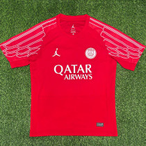 25/26 PSG Jordan  Red Edition  Fans Soccer Jersey