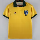1988 Brazil Home Retro Soccer Jersey