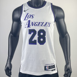 22/23 LAKERS HACHIMURA #28 White City Edition Top Quality Hot Pressing NBA Jersey