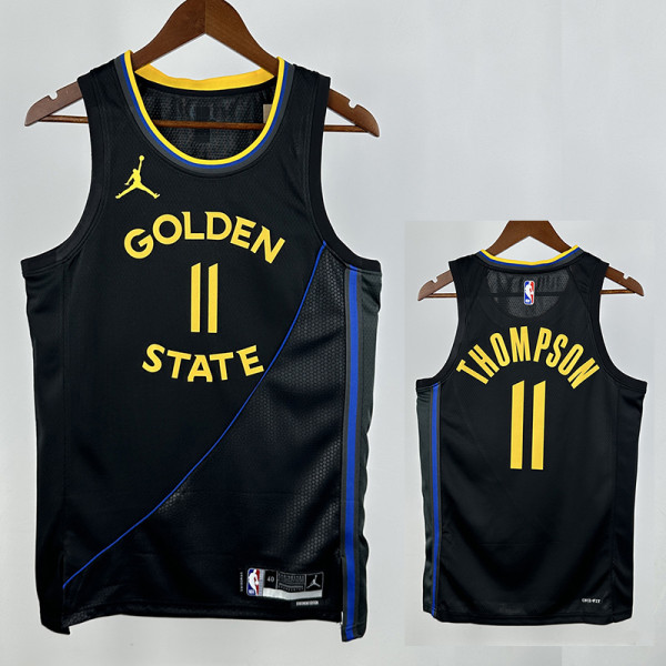 24/25 WARRIORS THOMPSON # 11 Black Flying Man Top Quality Hot Pressing NBA Jersey
