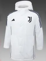 24/25 JUV White Hooded Cotton Coat 连帽棉衣