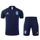 24/25 Italy Dark Blue Training Short Suit