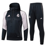 24/25 RMA Dark Grey Hooded  Tracksuit(Add Fluff)  #F611加绒