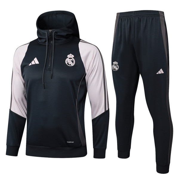24/25 RMA Dark Grey Hooded  Tracksuit(Add Fluff)  #F611加绒