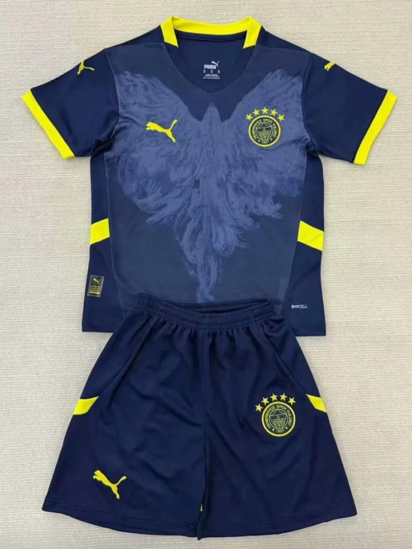 25/26 Fenerbahce Special Edition Dard  Blue Kids Soccer Jersey