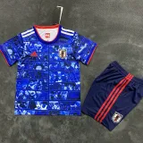 22/23 Japan Anime Blue Kids  Soccer Jersey