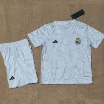 24/25 RMA  Pre Match White Kids Training Shirts