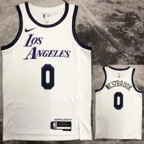 22/23 LAKERS WESTBROOK #0 White City Edition Top Quality Hot Pressing NBA Jersey