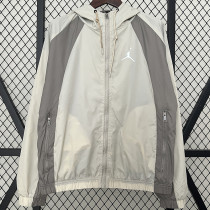 2024 New Jordon White Windbreaker(连帽）