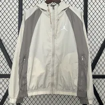 2024 New Jordon White Windbreaker(连帽）