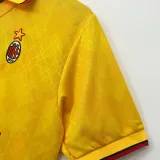 1995/1996 ACM Away Yellow Retro Soccer Jersey