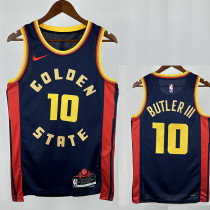 24/25 WARRIORS BUTLER III # 10 Royal Blue City Editionn Top Quality Hot Pressing NBA Jersey