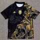 24/25 RMA Black Golden Dragon Head  Fans Soccer Jersey