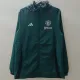 2025  Man Utd Green Hooded Windbreaker连帽