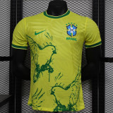 24/25 Brazil Yellow Peace Dove Special Edition  Player Version Soccer Jersey