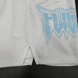 24/25 N48 JOR White Breathable Sports  shorts(带孔、前带图标)
