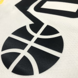 22/23 JAZZ CLARKSON #00 White Top Quality Hot Pressing NBA Jersey