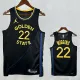 24/25 WARRIORS WIGGINS # 22 Black Flying Man Top Quality Hot Pressing NBA Jersey