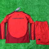 24/25 Bayern Home Kids Long sleeve Soccer Jersey （童装长袖）