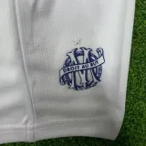 24/25 Marseille 125th Anniversary Edition White  Kids  Player Version Soccer Jersey