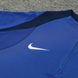 24/25 NK  Blue Half Zipper Sportswear # 812蓝色(半拉链)