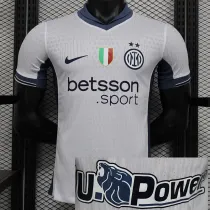 24/25  INT Away Player Version Soccer Jersey(带背下广告）