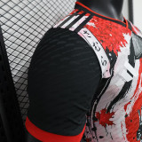 24/25 Japan Red and Black Blade Warriors Player Version Soccer Jersey