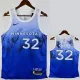 23/24 Timberwolves TOWNS #32 Blue City Edition Top Quality Hot Pressing NBA Jersey