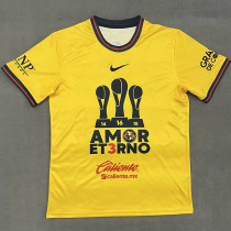 2025 Club America Yellow Champion Edition  Fans Soccer Jersey