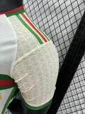 24/25 Algeria White Green Player Version Soccer Jersey