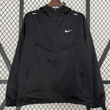 2024 New NK Black Windbreaker（连帽、背下小字）