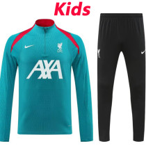 24/25  LIV Sky Blue Kids Half Pull Tracksuit  (童装、半拉链)