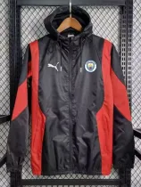 2023 Man City Red Black  Windbreaker