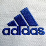 1998 France Away Long Sleeve Retro Soccer Jersey (长袖)(右胸带小字)