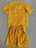 24/25 USA Yellow Goalkeeper Kids Soccer Jersey