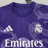 24/25 RMA  Purple White Dragon Special Edition  Fans Soccer Jersey
