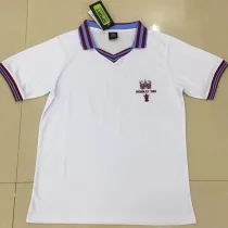 1980 West Ham White Retro Soccer Jersey