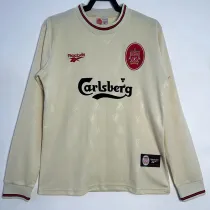 1996/1997 LIV Away  Long Sleeve Retro  Soccer Jersey