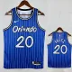 18/19 Magic Fultz #20 Retro Striped Blue Top Quality Hot Pressing NBA Jersey 复古 条纹蓝色