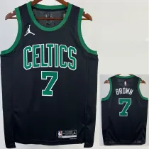 22/23 CELTICS BROWN #7 Black Top Quality Hot Pressing NBA Jersey (Trapeze Edition) 飞人版