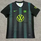 24/25 Wolfsburg Away Fans Soccer Jersey