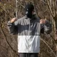 2025 New THE NORTH FACE Men Grey  Hooded Windbreaker男灰
