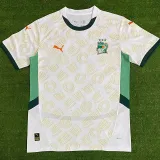 24/25 Cote d'Ivoire Away Fans Soccer Jersey
