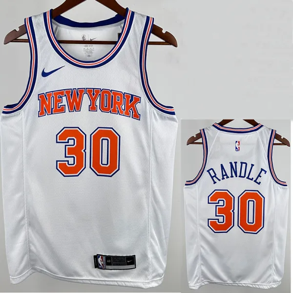 18/19 KNICKS RANDLE #30 White Top Quality Hot Pressing NBA Jersey