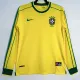 1998 Brazil Home Long Sleeve Retro Soccer Jersey