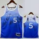 23/24 Timberwolves EDWARDS #5 Blue City Edition Top Quality Hot Pressing NBA Jersey
