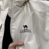 2024 New CAMEL White Velvet Windbreaker F6（加绒、连帽）